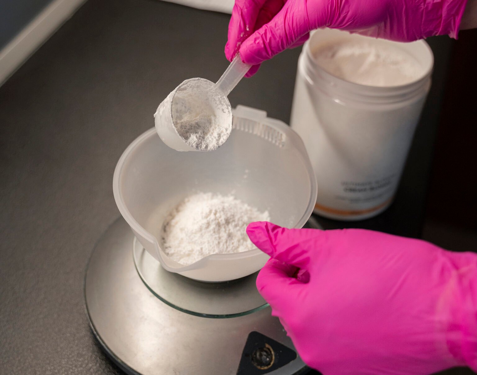 high-angle-hairdresser-preparing-hair-dye